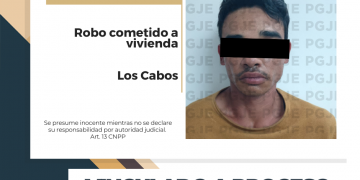 POR ROBO A CASA HABITACIÓN OSMAR N QUEDA VINCULADO A PROCESO EN CABO SAN LUCAS