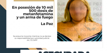 DETIENE PGJE A PROBABLE NARCOMENUDISTA Y ASEGURA DROGAS Y UN ARMA DE FUEGO EN LA PAZ