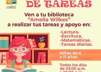 DESARROLLA “ CLUB DE TAREAS “ LA BIBLIOTECA PÚBLICA “PROFA. AMELIA WILKES CESEÑA” EN CABO SAN LUCAS