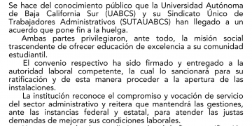 COMUNICADO UABCS