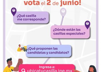 EL INE PONE A DISPOSICIÓN DE LA CIUDADANÍA LA PLATAFORMA “UBICA TU CASILLA 2024”