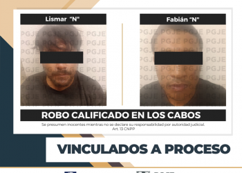 VINCULADOS A PROCESO 2 IMPUTADOS POR ROBO EN SAN JOSÉ DEL CABO