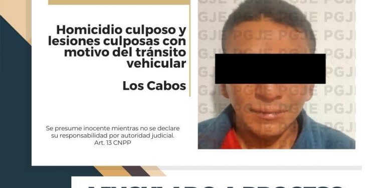 POR HOMICIDIO Y LESIONES CULPOSAS QUEDA PRISIÓN PREVENTIVA EN LOS CABOS