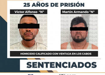 OBTIENE PGJE 25 AÑOS DE PRISIÓN PARA CULPABLES DE HOMICIDIO CALIFICADO CON VENTAJA