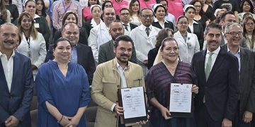 FIRMAN INE E IMSS CONVENIO PARA GARANTIZAR PRIMEROS AUXILIOS A PERSONAL ELECTORAL EL 2 Y 3 DE JUNIO