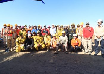 LLEVAN A CABO CURSO DE CAPACITACIÓN Y SIMULACRO CONTRA INCENDIOS FORESTALES EN LA UABCS
