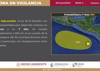 DIRECCIÓN MUNICIPAL DE PROTECCIÓN CIVIL MANTIENE MONITOREO DEL DESARROLLO DE UNA ZONA DE BAJA PRESIÓN