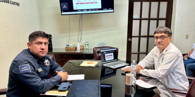 ALCALDE DE LOS CABOS OSCAR LEGGS CASTRO ESTUVO PRESENTE EN LA CONFERENCIA VIRTUAL NACIONAL DE SEGURIDAD PÚBLICA MUNICIPAL 2024