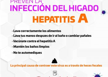 DIRECCIÓN DE SALUD REITERA RECOMENDACIONES PARA PREVENIR LA HEPATITIS A.