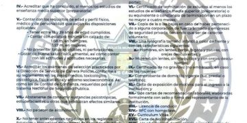 CONVOCA SEGURIDAD PÚBLICA A FORMAR PARTE DE LA CORPORACIÓN COMO OFICIAL PREVENTIVO EN LOS CABOS