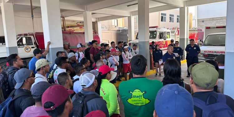 EL H. CUERPO DE BOMBEROS DE CABO SAN LUCAS DIO INICIO AL TRADICIONAL SEMINARIO DE RESCATE ANUAL