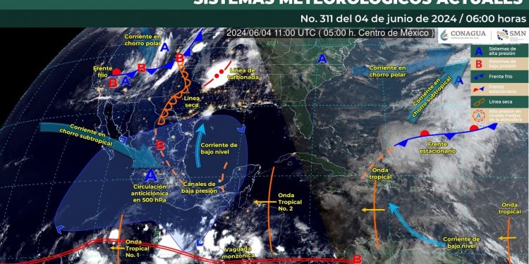 INFORMA PROTECCIÓN CIVIL DE LOS CABOS QUE SE ESPERAN OLAS DE 2 A 2.5 METROS EN LA PENÍNSULA DE BAJA CALIFORNIA SUR ASÍ COMO VIENTOS MODERADOS