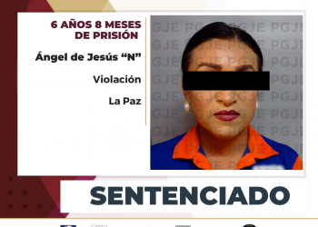 OBTIENE PGJE CONDENA POR MÁS DE 6 AÑOS DE PRISIÓN CONTRA CULPABLE DE VIOLACIÓN