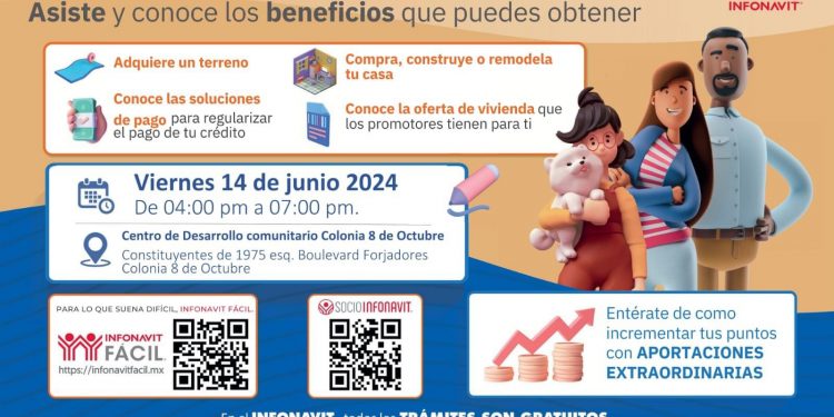 ASISTE A LA FERIA DE SERVICIOS INFONAVIT