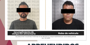APREHENDE PGJE A DOS PERSONAS