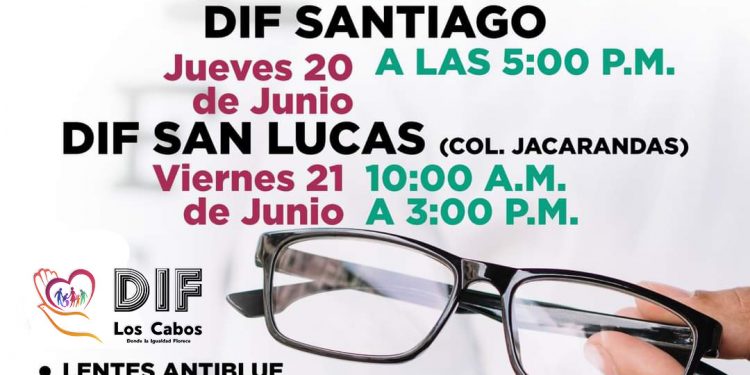 SMDIF LOS CABOS Y LAVISTA SERVICIOS ÓPTICOS REALIZARÁN JORNADA VISUAL GRATUITA ESTE 20 Y 21 DE JUNIO