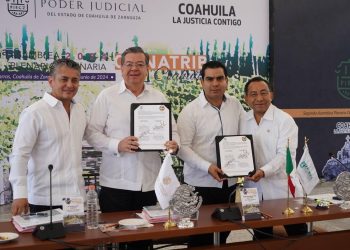 FIRMAN CONVENIO DE PODERES JUDICIALES DE BAJA CALIFORNIA SUR Y TAMULIPAS