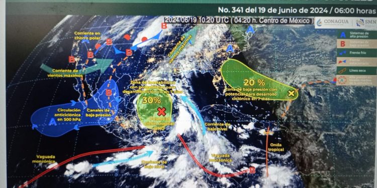 INFORMA PROTECCIÓN CIVIL SOBRE LAS CONDICIONES METEOROLÓGICAS PARA EL DÍA DE HOY EN EL MUNICIPIO DE LOS CABOS