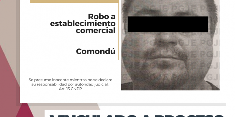 QUEDA EN PRISIÓN PREVENTIVA POR ROBO A COMERCIO ABIERTO AL PÚBLICO CD. CONSTITUCIÓN