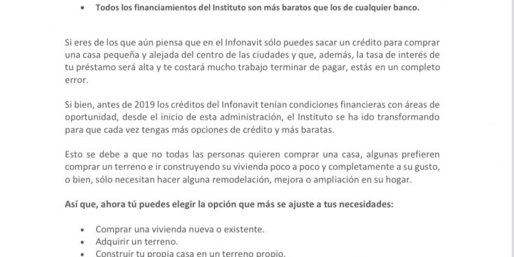 CONOCE LOS DIFERENTES TIPOS DE CRÉDITOS DEL INFONAVIT Y CUÁNTO TE PRESTA