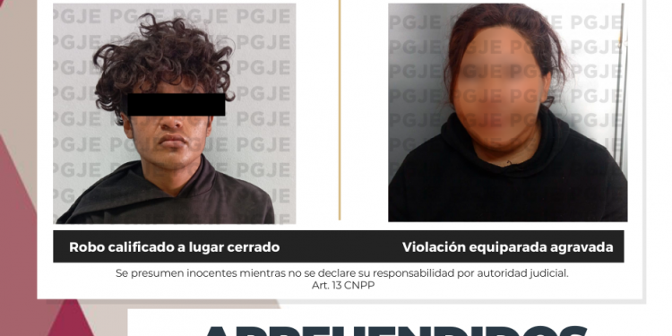 DETIENE PGJE A DOS PERSONAS RELACIONADAS EN HECHOS DELICTIVOS EN LA PAZ Y COMONDÚ