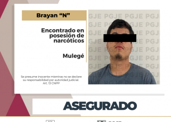 DETIENE PGJE A UN HOMBRE CON MARIHUANA EN SANTA ROSALÍA