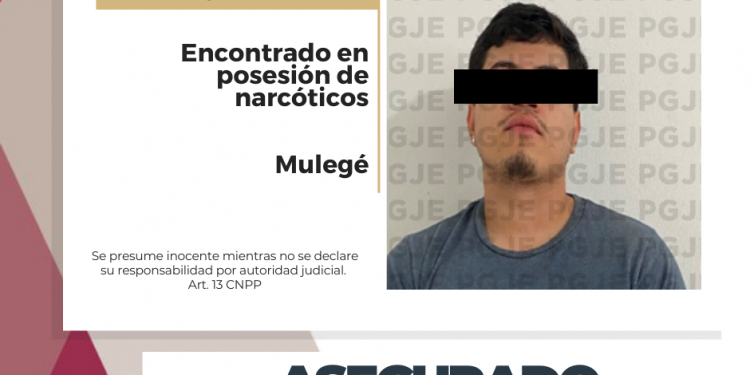 DETIENE PGJE A UN HOMBRE CON MARIHUANA EN SANTA ROSALÍA