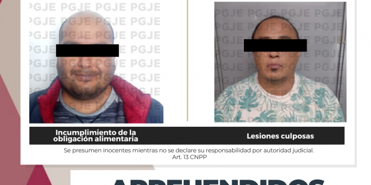 APREHENDE PGJE A DOS PERSONAS EN LA PAZ Y MULEGÉ