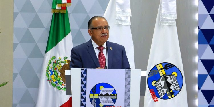 RECTOR DE LA UABCS PRESENTA SU PRIMER INFORME DE GESTIÓN ACADÉMICO-ADMINISTRATIVA DEL SEGUNDO PERIODO