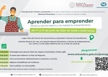 DEL 17 AL 21 DE JUNIO REALIZARÁN CURSO PARA EMPRENDEDORAS Y EMPRENDEDORES