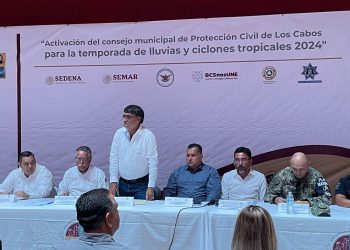 ACTIVAN EL CONSEJO MUNICIPAL DE PROTECCIÓN CIVIL DE LOS CABOS PARA LA TEMPORADA DE LLUVIAS Y CICLONES TROPICALES 2024