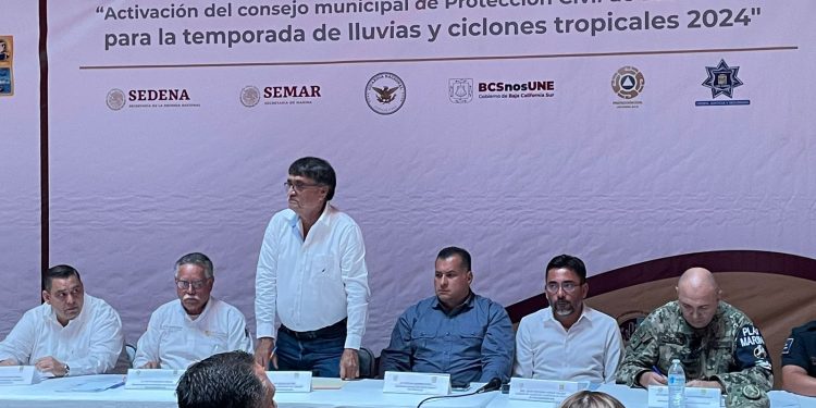 ACTIVAN EL CONSEJO MUNICIPAL DE PROTECCIÓN CIVIL DE LOS CABOS PARA LA TEMPORADA DE LLUVIAS Y CICLONES TROPICALES 2024