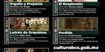 ANUNCIAN EN AGOSTO NUEVAS FUNCIONES DE CICLO DE CINE