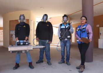 REALIZAN ACTIVIDADES DE FUMIGACIÓN Y TERMONEBULIZACIÓN EN LA UABCS