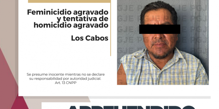 DETIENE PGJE A DOMICIANO “N” POR FEMINICIDIO AGRAVADO Y HOMICIDIO CALIFICADO EN GRADO DE TENTATIVA ACABADA