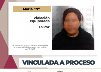QUEDA EN PRISIÓN PREVENTIVA Y VINCULADA A PROCESO POR DELITO DE VIOLACIÓN EQUIPARADA AGRAVADA