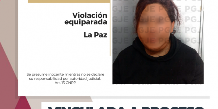 QUEDA EN PRISIÓN PREVENTIVA Y VINCULADA A PROCESO POR DELITO DE VIOLACIÓN EQUIPARADA AGRAVADA