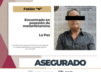 DETIENE PGJE A UN HOMBRE EN POSESIÓN DE NARCÓTICOS