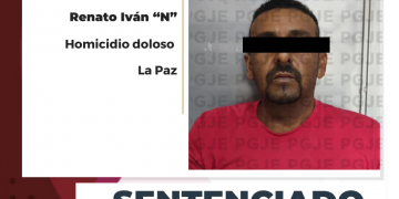 OBTIENE PGJE SENTENCIA DE 12 AÑOS DE PRISIÓN PARA RENATO IVÁN N POR HOMICIDIO DOLOSO EN LA PAZ