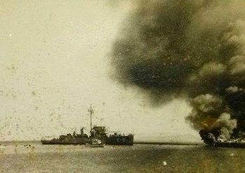 EL PROXIMO JUEVES SE CUMPLIRAN CINCUENTA Y DOS AÑOS DEL INCENDIO DEL BARCO DON LORENZO EN EL MUELLE FISCAL DE ESTA CIUDAD