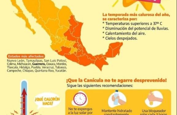 LA CANICULA AUMENTARÁ LAS TEMPERATURAS EN LOS CABOS, INFORMA PROTECCIÓN CIVIL