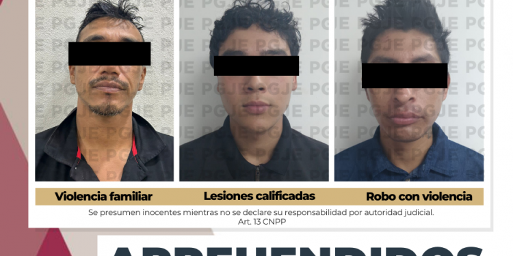 CUMPLIMENTA PGJE CUATROMANDAMIENTOS JUDICIALES CONTRA PROBABLES RESPONSABLES DE DELITO