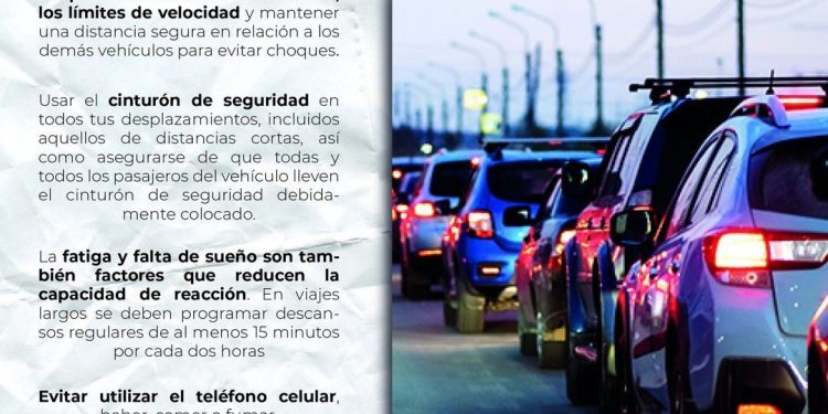EMITE SEGURIDAD PÚBLICA RECOMENDACIONES PARA LA PREVENCIÓN DE INCIDENTES VIALES EN LOS CABOS