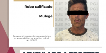 OBTIENE PGJE VINCULACIÓN A PROCESO CONTRA MARTÍN “N” POR ROBO CALIFICADO