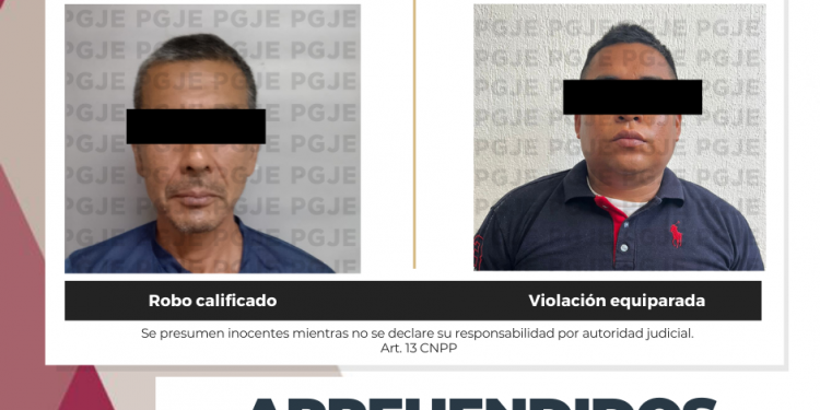 CUMPLIMENTA PGJE ÓRDENES DE APREHENSIÓN POR VIOLACIÓN Y ROBO