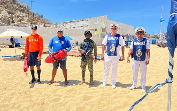 GUARDAVIDAS DE ZOFEMAT REALIZAN INSPECCIÓN Y VIGILANCIA DE PLAYAS DEL MUNICIPIO DE LOS CABOS
