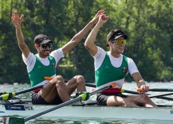 MIGUEL CARBALLO Y ALEXIS LÓPEZ EN EL TOP 10 OLÍMPICO DE REMO