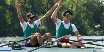 MIGUEL CARBALLO Y ALEXIS LÓPEZ EN EL TOP 10 OLÍMPICO DE REMO