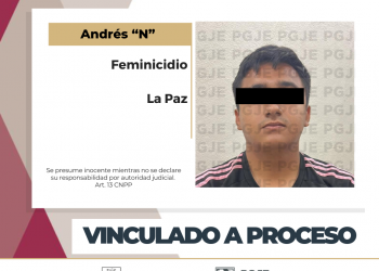 IMPUTADO POR FEMINICIDIO ANDRÉS N QUEDÓ VINCULADO A PROCESO Y EN PRISIÓN PREVENTIVA