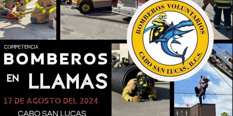 H. CUERPO DE BOMBEROS DE CABO SAN LUCAS INICIA ACTIVIDADES PREVIAS AL FESTEJO DEL DÍA DEL BOMBERO